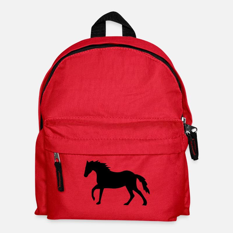 cheval - Sac à dos Enfant - rouge