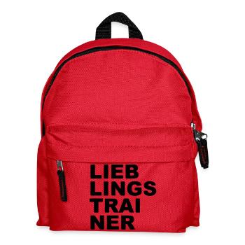 Lieblings Trainer - Kinder Rucksack - Rot - Vorne