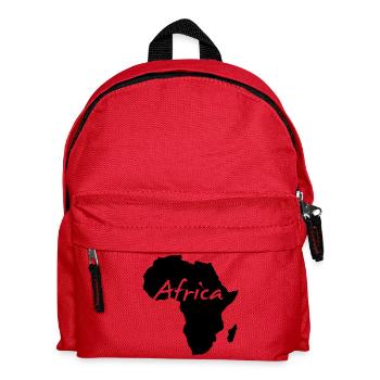 Afrika Kontinent Safari Roots of Reggae Music wild - Kinder Rucksack - Rot - Vorne