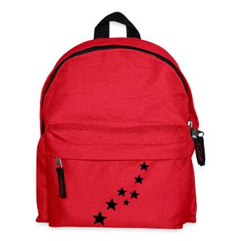 sterne - Kinder Rucksack - Rot - Vorne