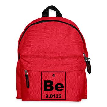 Beryllium (Be) (element 4) - Kids' Backpack - red - Front