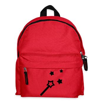 Zauberstab - line - Kinder Rucksack - Rot - Vorne