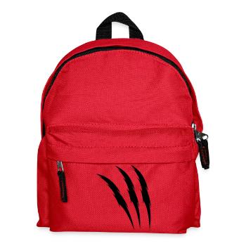 krallen - Kinder Rucksack - Rot - Vorne