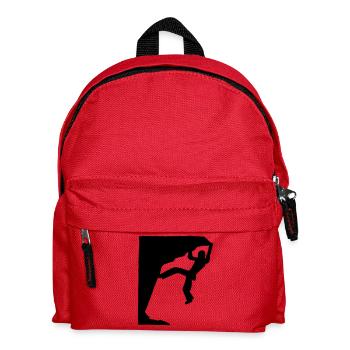climbing - Kinder Rucksack - Rot - Vorne