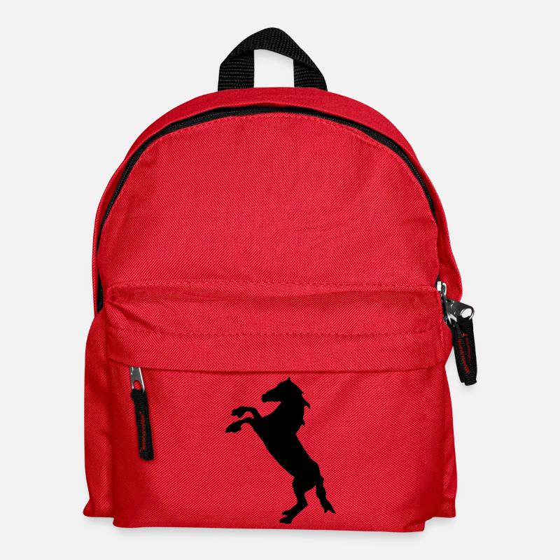 cheval - Sac à dos Enfant - rouge