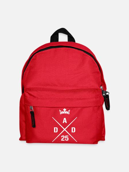 Dad 25 / Papa 2025 - Kinder Rucksack - Rot
