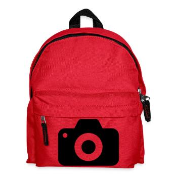 Kamera - Kinder Rucksack - Rot - Vorne