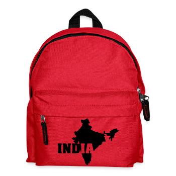 India (ID: 002004) - Kids' Backpack - red - Front
