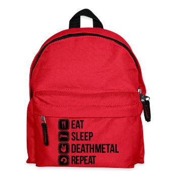 death metal - Kids' Backpack - red - Front