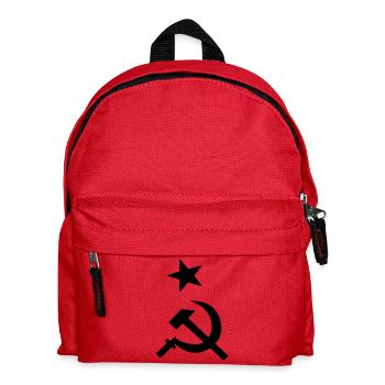 hammer_sichel_stern - Kids' Backpack - red - Front