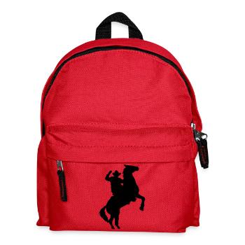 Cowboy - Kinder Rucksack - Rot - Vorne