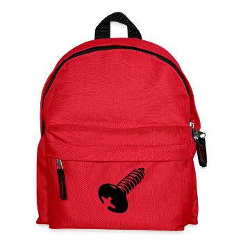 schraube - Kinder Rucksack - Rot - Vorne