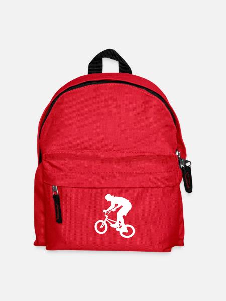 Cool BMX Rider - Kinder Rucksack - Rot