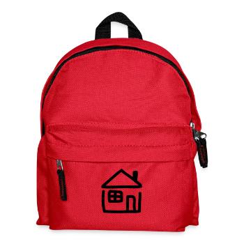 Maison - Line - Sac à dos Enfant - rouge - Devant