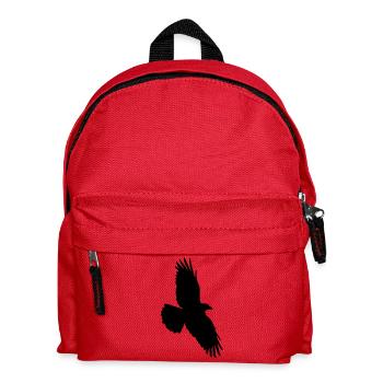 Rabenflug - Kinder Rucksack - Rot - Vorne