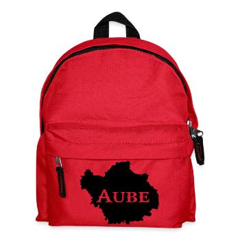 Karte Aube Departement Aube - Kinder Rucksack - Rot - Vorne