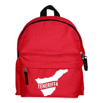 Teneriffa - Kinder Rucksack - Rot - Vorne