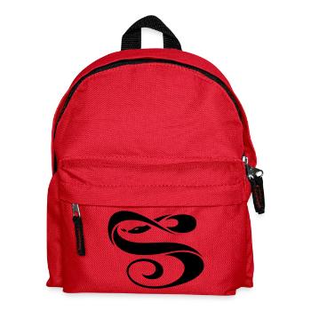 Tribal snake - Kinder Rucksack - Rot - Vorne