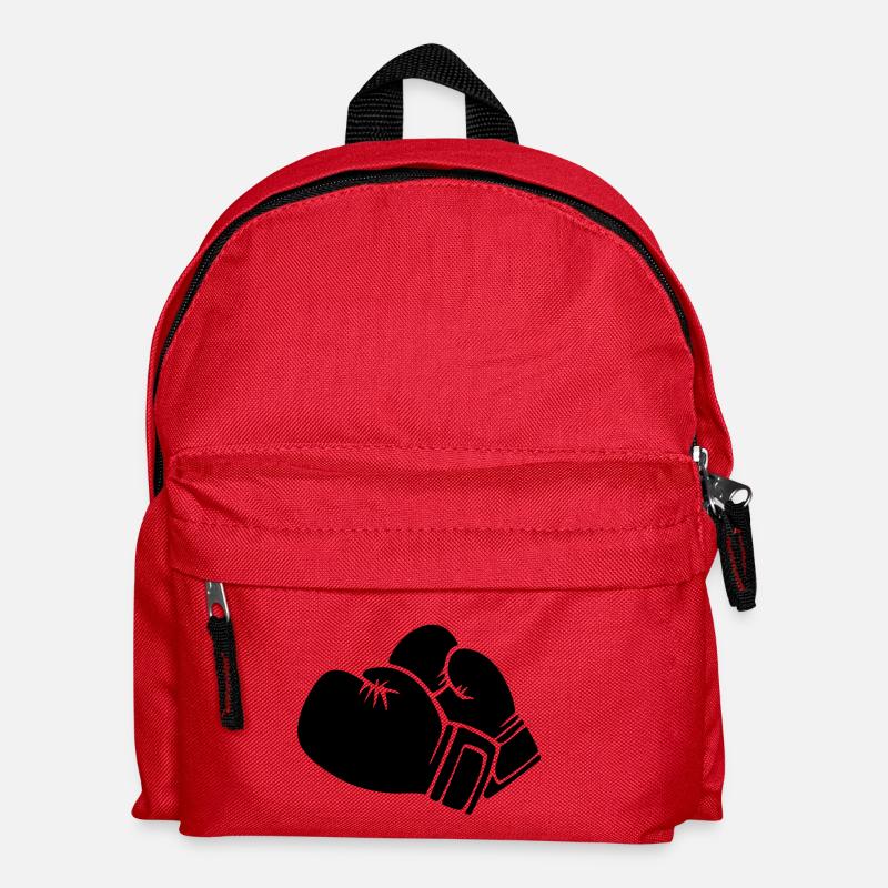 boxing gloves - Kids' Backpack - red