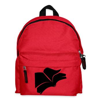 buch - Kinder Rucksack - Rot - Vorne