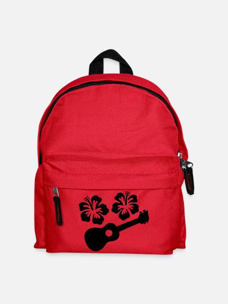 ukulele - Kinder Rucksack - Rot