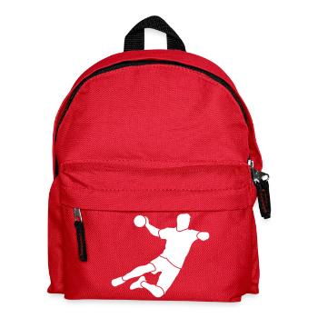 Handballer Handball - Kinder Rucksack - Rot - Vorne