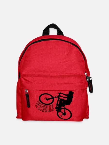 Shirt Wheelie Bike Bike - Kids' Backpack - red