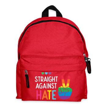 LGBT Pride Month - Direkt gegen Hass - Kinder Rucksack - Rot - Vorne