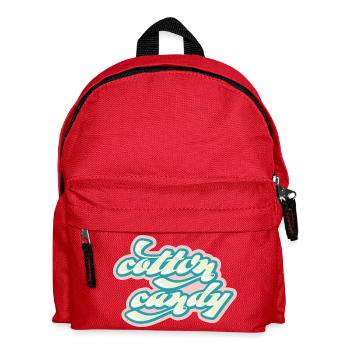 Pastel Cotton Candy Typo - Kids' Backpack - red - Front