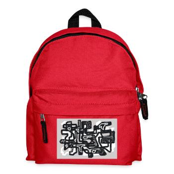 Small Turns - Kids' Backpack - red - Front