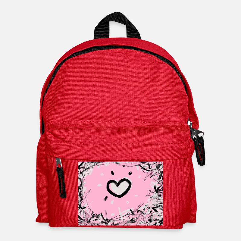 Verboten - Kinder Rucksack - Rot
