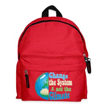 Changer le système, pas le climat - Sac à dos Enfant - rouge - Devant