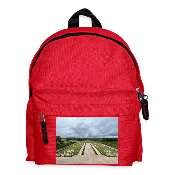 Jardin français du Château de Chambord - Sac à dos Enfant - rouge - Devant
