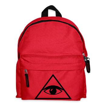 Illuminati Auge Geschenk Idee - Kinder Rucksack - Rot - Vorne
