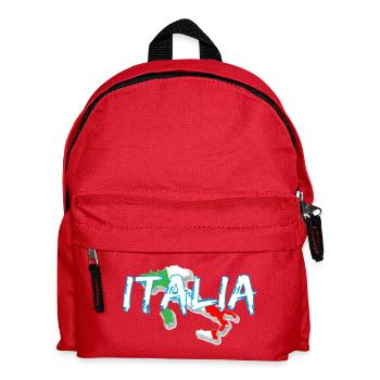 Italie Edo botte blanche - Sac à dos Enfant - rouge - Devant