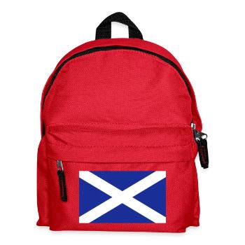 Schottland-Flagge - Kinder Rucksack - Rot - Vorne