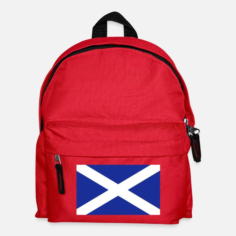 Schottland-Flagge - Kinder Rucksack - Rot