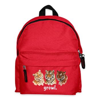 Tiger Roar Funny Tiger Roar for Tigerliebha - Kids' Backpack - red - Front