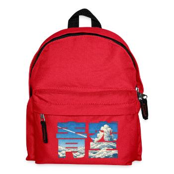Aozora - Blue Sky  - Kinder Rucksack - Rot - Vorne