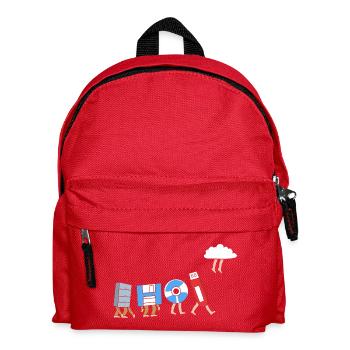 Tech Support - Kinder Rucksack - Rot - Vorne