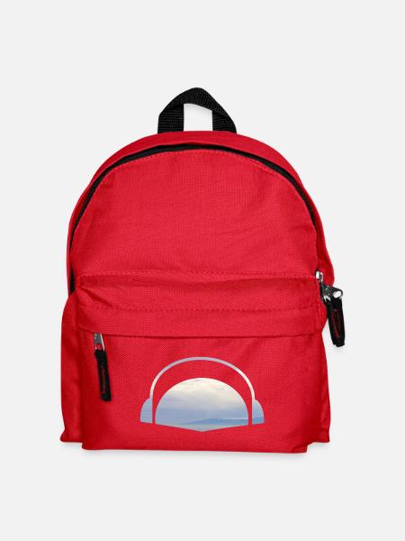 Sonnenuntergang Kopfhörer - Kinder Rucksack - Rot