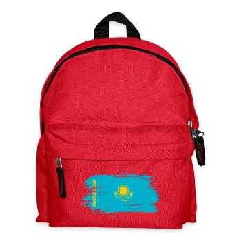 Kazakhstan flag - Kids' Backpack - red - Front