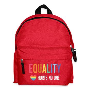 LGBT Pride Month - Equality Hurts No One - Kids' Backpack - red - Front