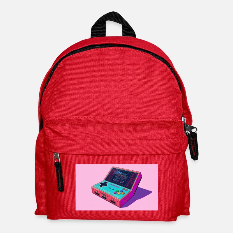 Frische Konsole - Kinder Rucksack - Rot