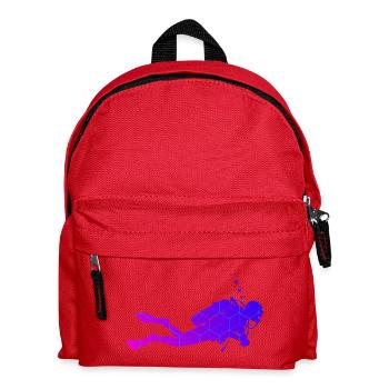 Great diving gift for diving - Kids' Backpack - red - Front