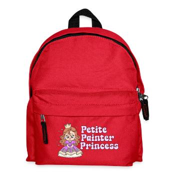 Idée cadeau Artist Graphic Petite Painter Princess - Sac à dos Enfant - rouge - Devant