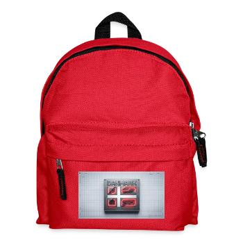 Danmark Neon Quad Panel - Kinder Rucksack - Rot - Vorne