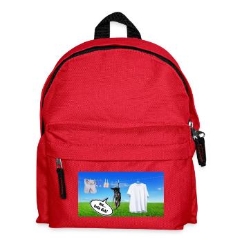 Puppy hanging to hang out - Kids' Backpack - red - Front