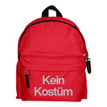 NOT A COSTUME FOR ALL CARNIVAL MOUFFEEL AND HATERS - Kids' Backpack - red - Front