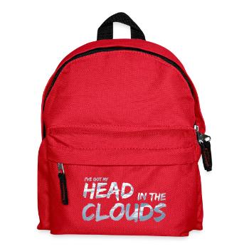 Head in the Clouds von Tagträumern - Kinder Rucksack - Rot - Vorne